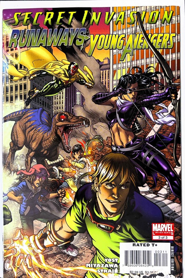 Secret Invasion: Runaways/Young Avengers #3 (2008) Marvel cover