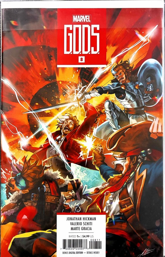 G.O.D.S. #8 (2024) Marvel cover