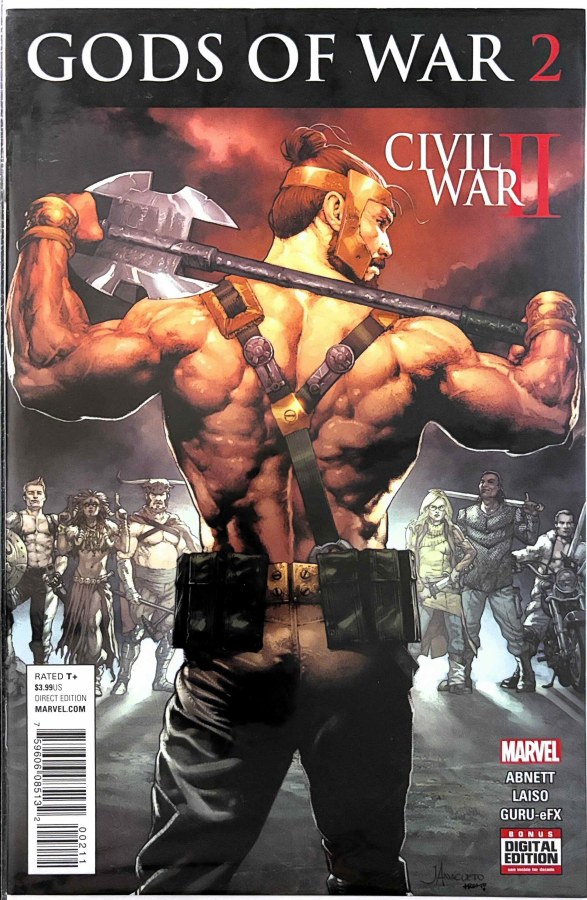 Civil War II: Gods of War #2 (2016) Marvel First Printing cover