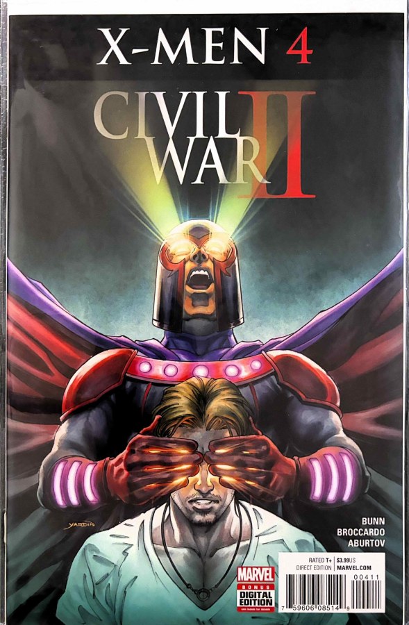 Civil War II: X-Men #4 (2016) Marvel cover