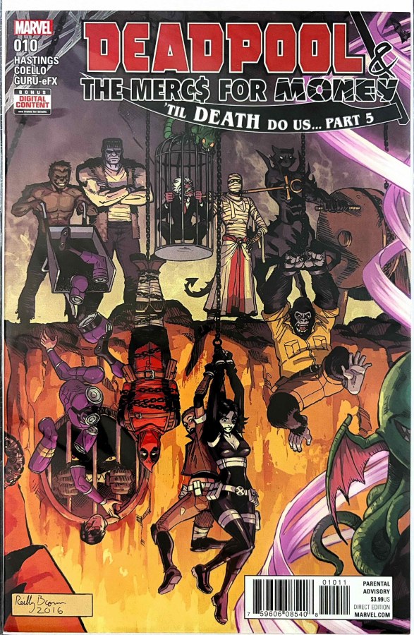 Deadpool & The Mercs for Money #10 (2017) Marvel cover