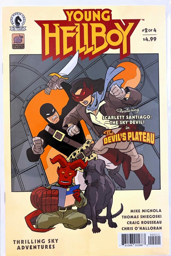 Young Hellboy: Thrilling Sky Adventures #2 (2026) Dark Horse cover
