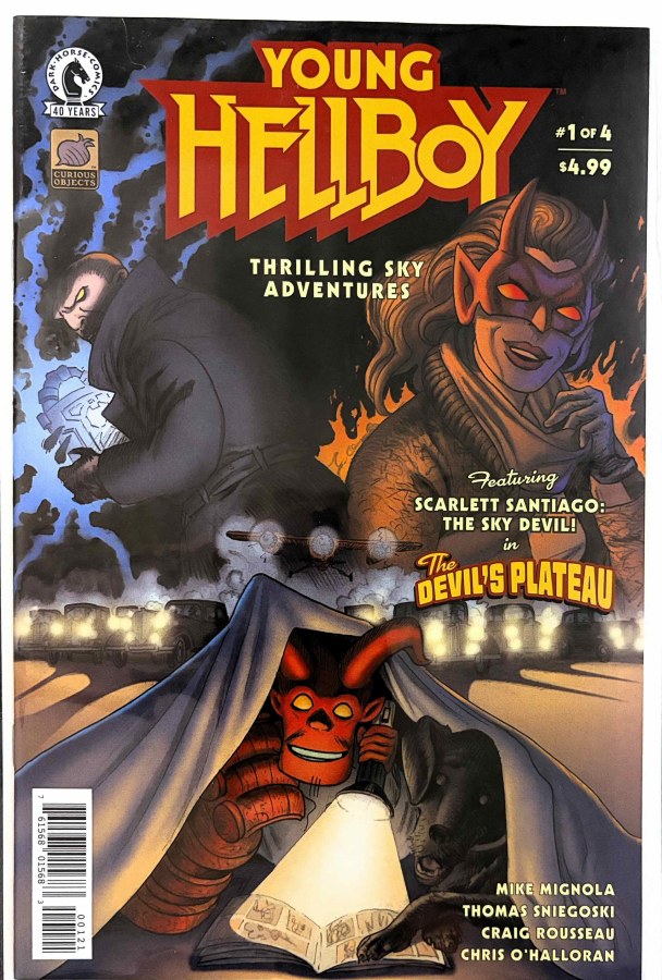 Young Hellboy: Thrilling Sky Adventures #1 (2026) Dark Horse David Hitchcock Variant cover