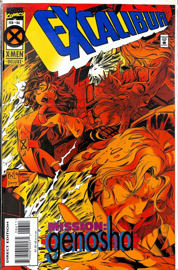 Excalibur #86 (1995) Marvel First Printing cover