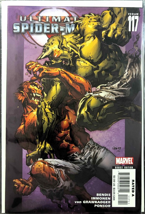 Ultimate Spider-Man #117 (2008) Marvel cover