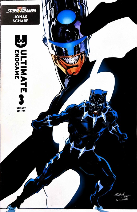 Ultimate Endgame #3 (2026) Marvel Jonas Scharf Black Panther Variant cover