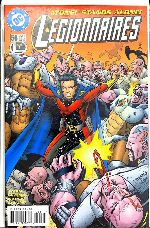 Legionnaires #56 (1998) DC First Printing cover