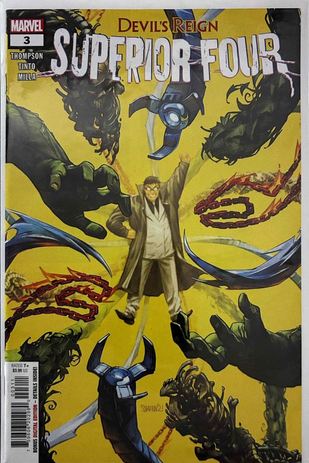 Devil's Reign: Superior Four #3 (2022) Marvel cover