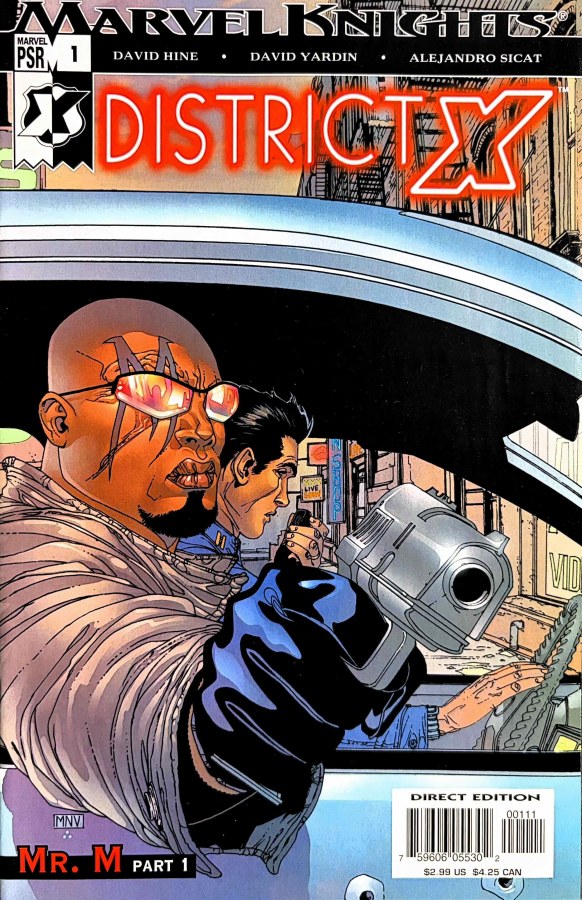 District X #1 (2004) Marvel cover