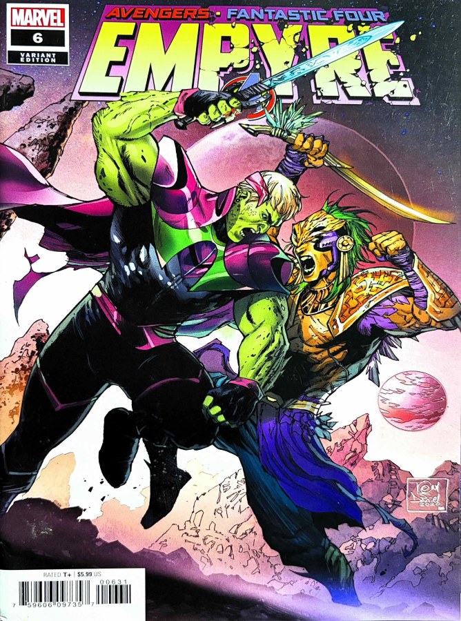 Empyre #6 (2020) Marvel Kree / Skrulls variant cover cover