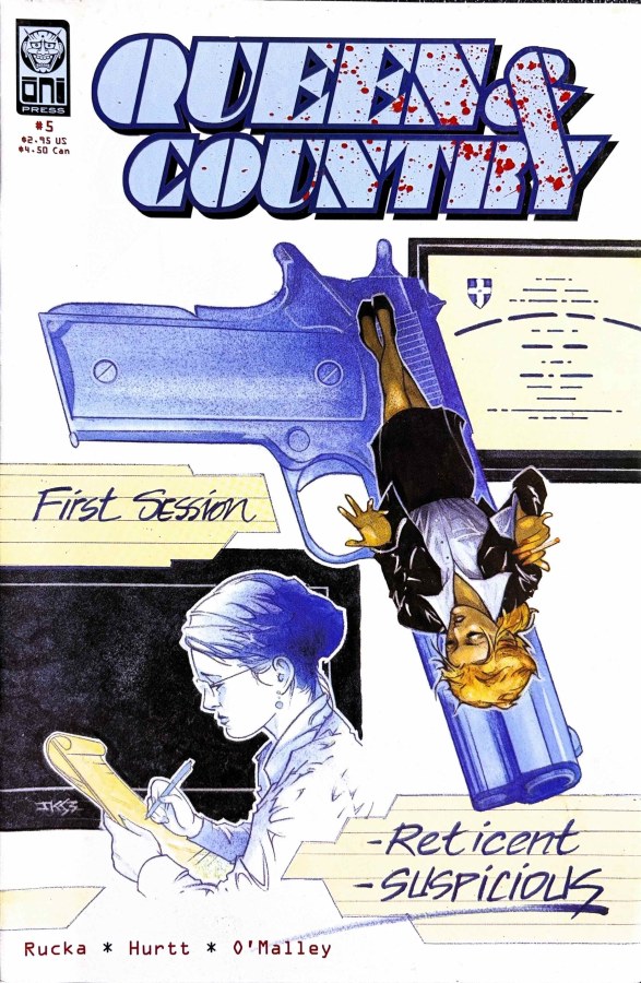 Queen & Country #5 (2001) Oni Press cover