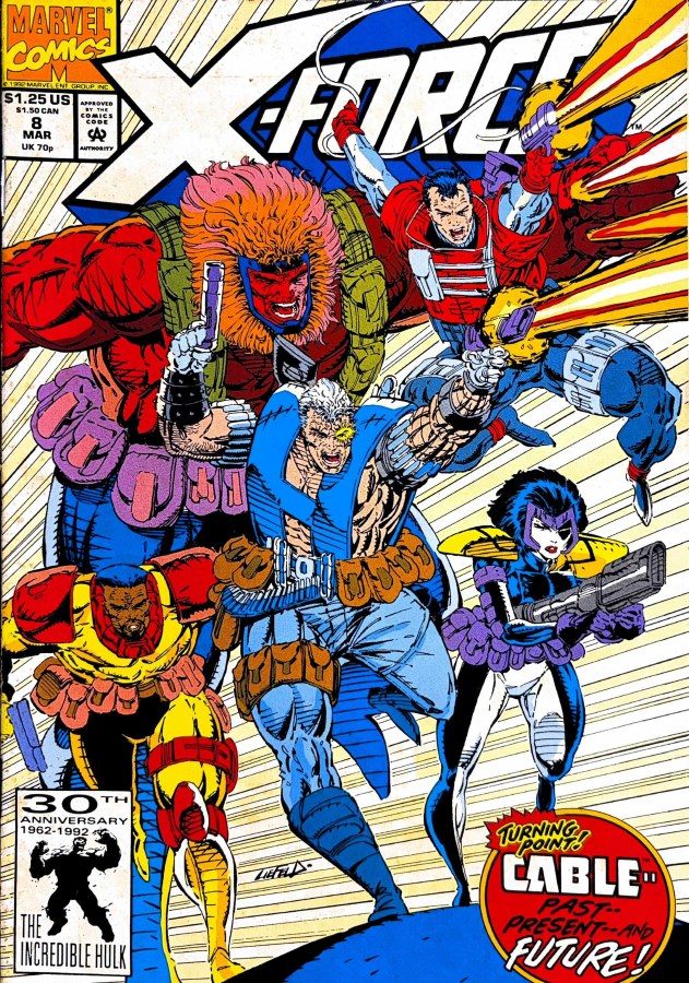 X-Force #8 (1992) Marvel cover