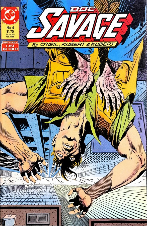 Doc Savage #4 (1988) DC cover