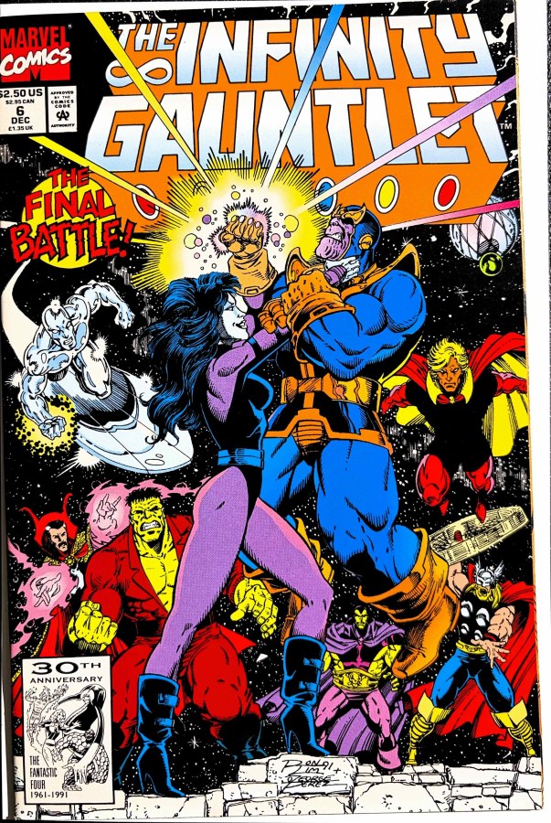 The Infinity Gauntlet #6 (1991) Marvel cover