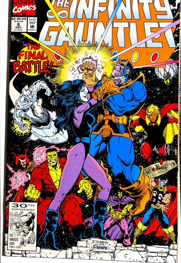 The Infinity Gauntlet #6 (1991) Marvel cover
