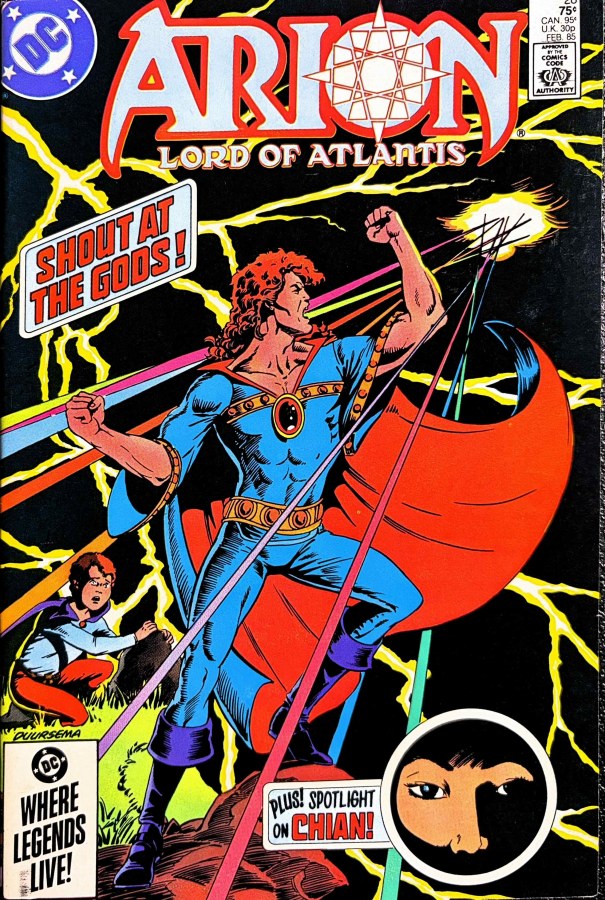 Arion, Lord of Atlantis #28 (1985) DC cover