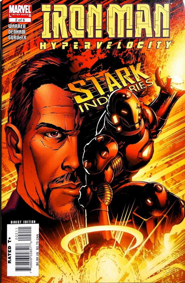 Iron Man: Hypervelocity #2 (2007) Marvel cover