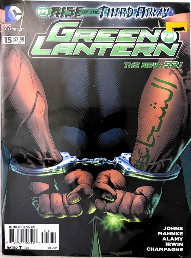 Green Lantern #15 (2013) DC First Printing cover