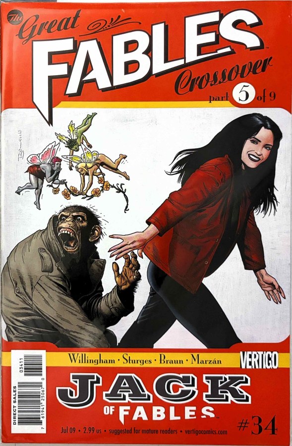 Jack of Fables #34 Vertigo cover