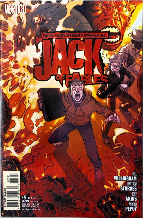 Jack of Fables #5 (2007) Vertigo cover