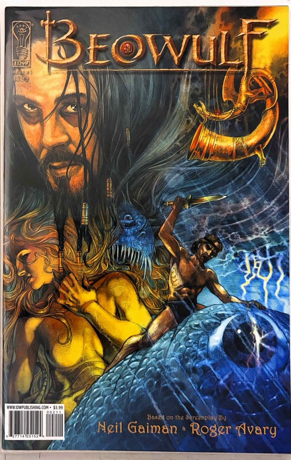 Beowulf #2 (2007) IDW cover