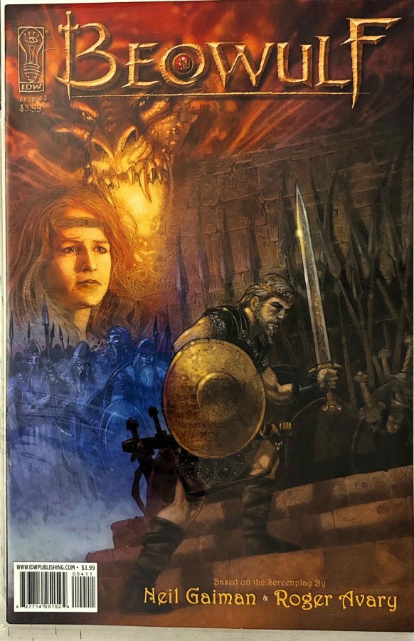 Beowulf #4 (2007) IDW cover