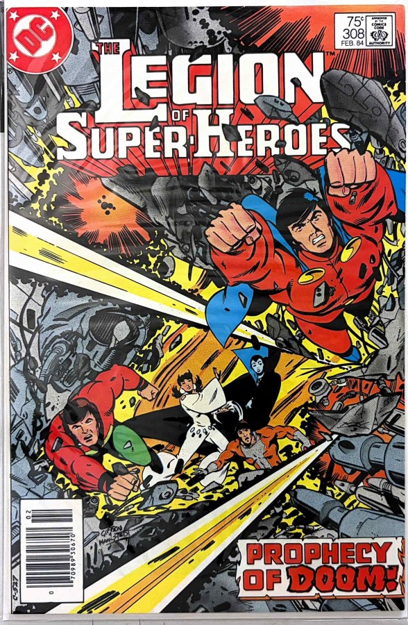 Legion of Super-Heroes #308 (1984) DC cover