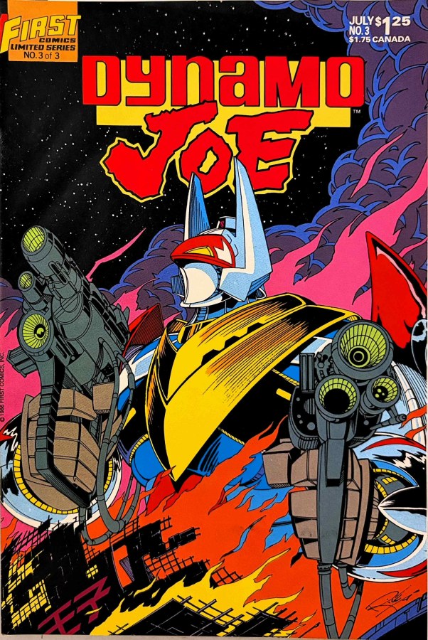 Dynamo Joe #3 (1986) First Comics cover
