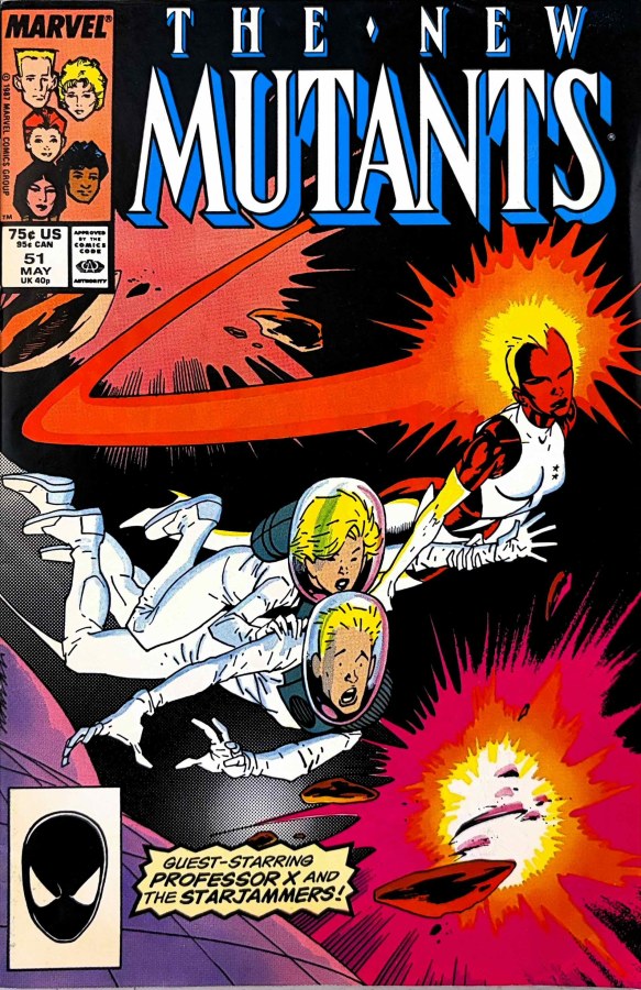 The New Mutants #51 (1987) Marvel cover