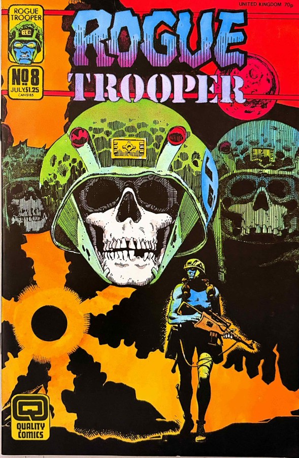 Rogue Trooper #8 (1987) Quality Comics cover