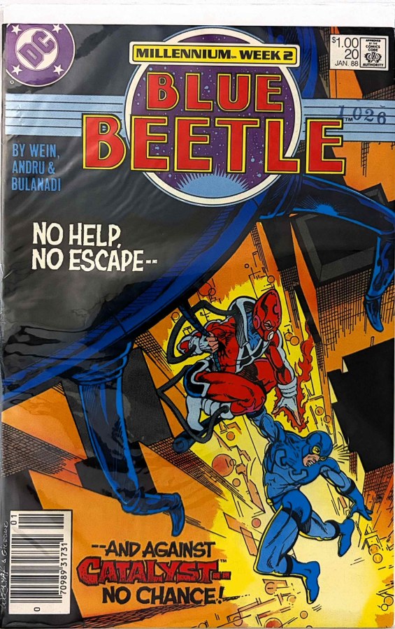 Blue Beetle #20 (1988) DC cover