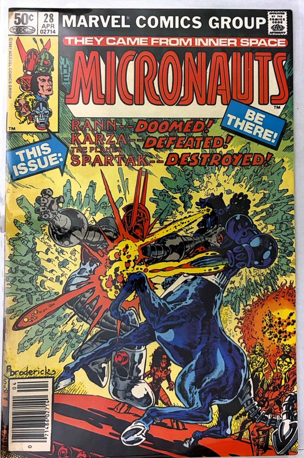 Micronauts #28 (1981) Marvel cover