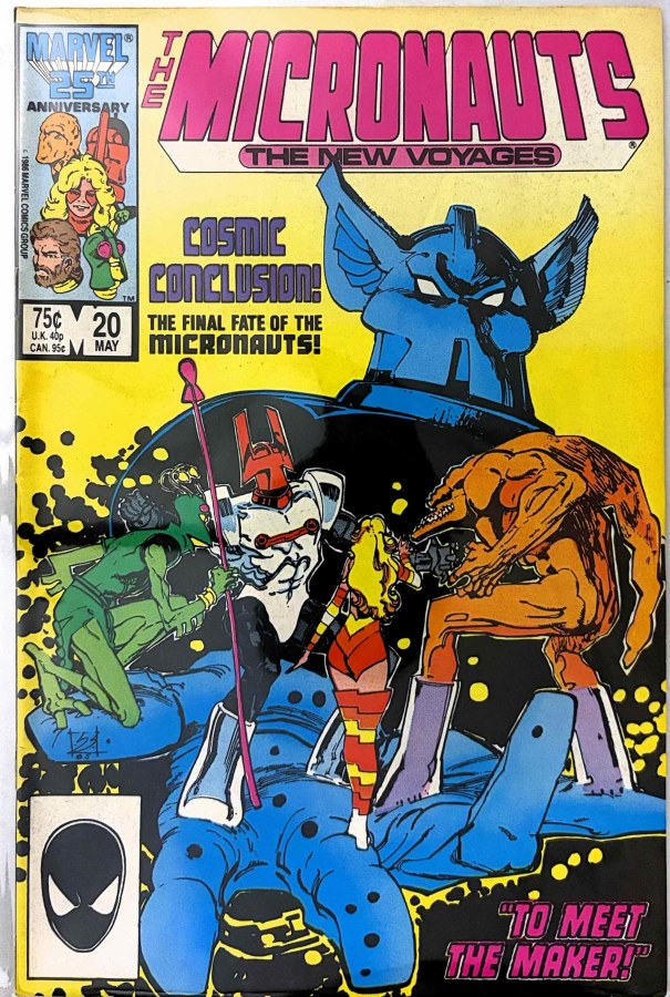 The Micronauts: The New Voyages #20 (1986) Marvel cover