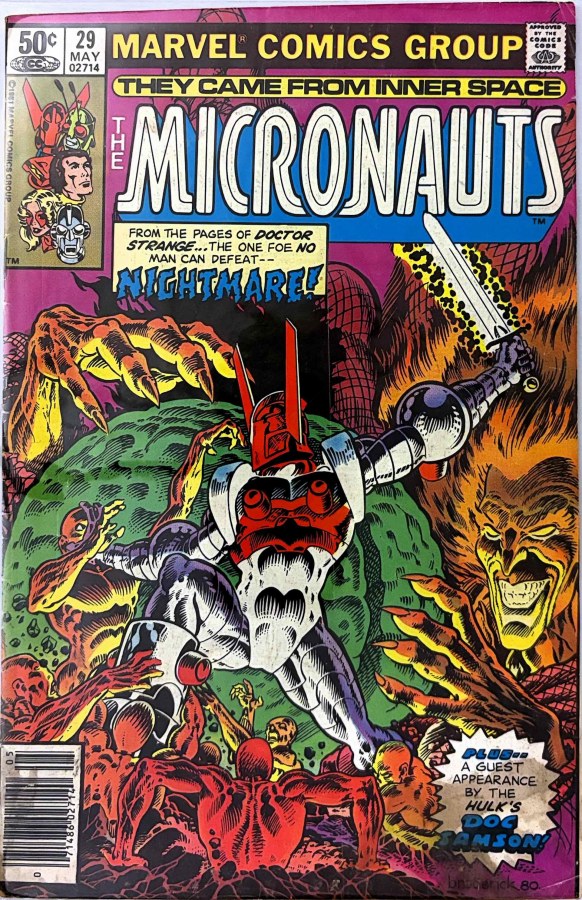The Micronauts #29 (1981) Marvel cover