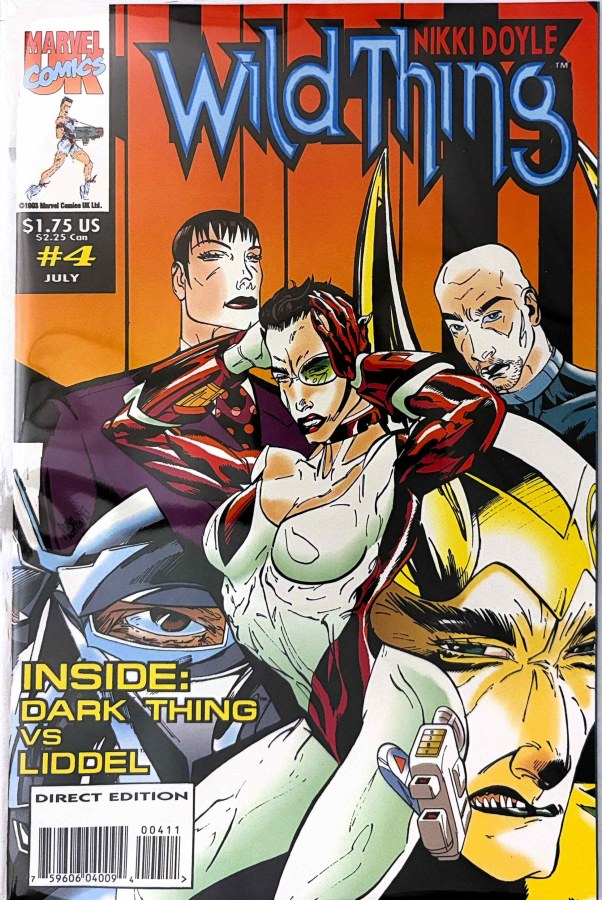 WildThing #4 (1993) Marvel UK cover
