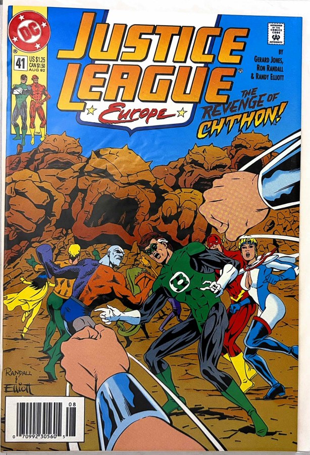 Justice League Europe #41 (1992) DC cover