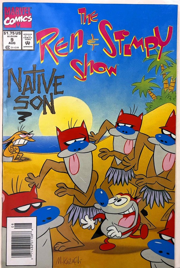 The Ren & Stimpy Show #9 (1993) Marvel cover