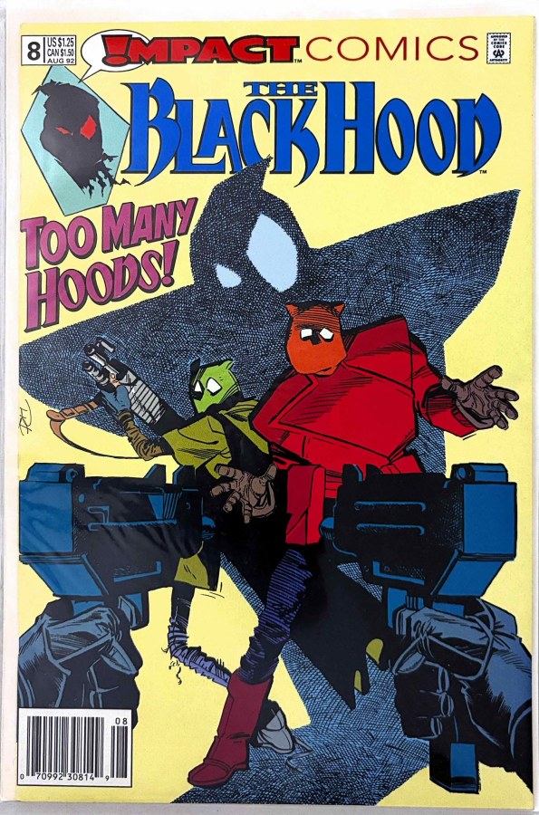 The Black Hood #8 Impact Comics cover