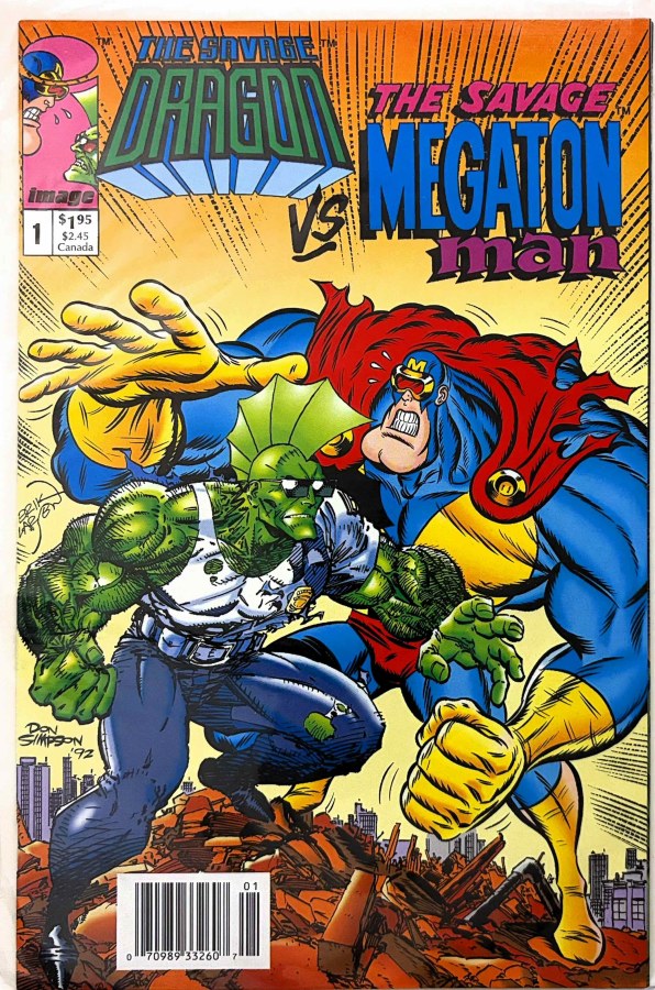 Savage Dragon vs. Savage Megaton Man #1 (1993) Image cover