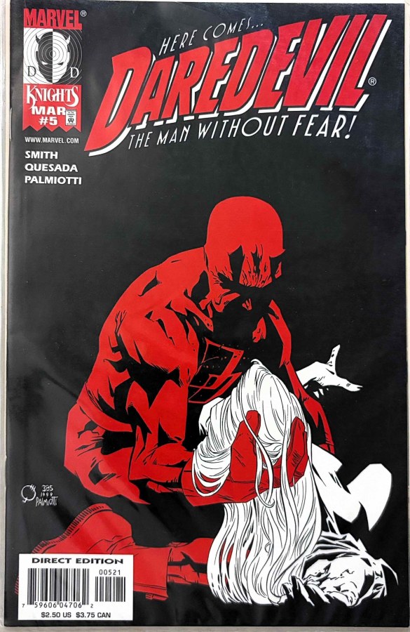 Daredevil #5 (1999) Marvel Karen Page Variant cover