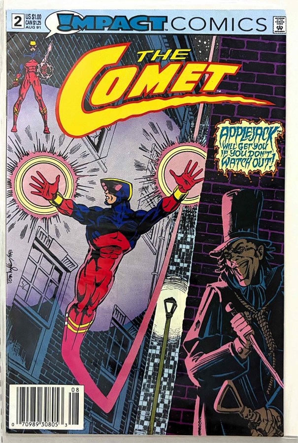 The Comet #2 (1991) Impact Comics cover