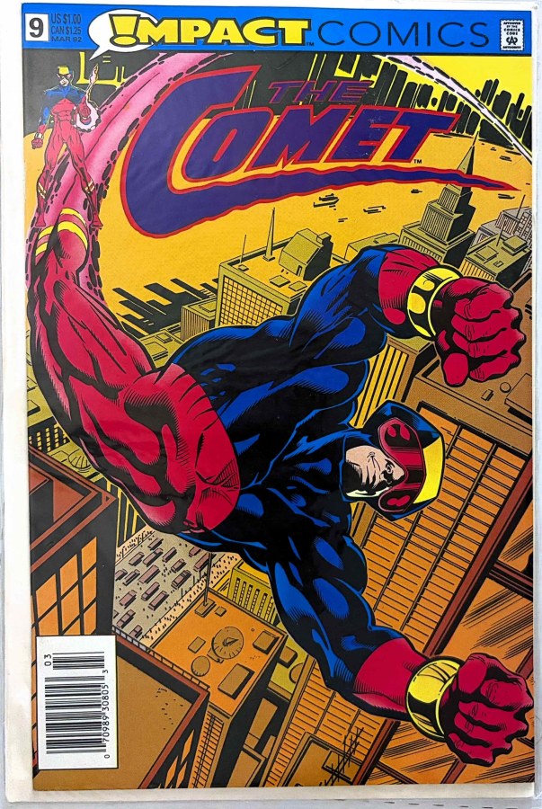 The Comet #9 (1992) Impact Comics cover