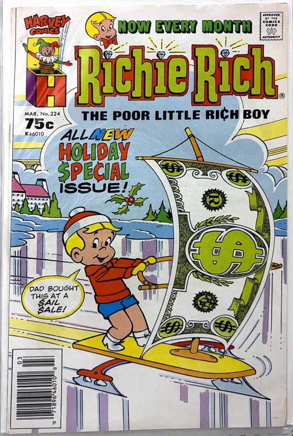 Richie Rich #224 (1987) Harvey cover