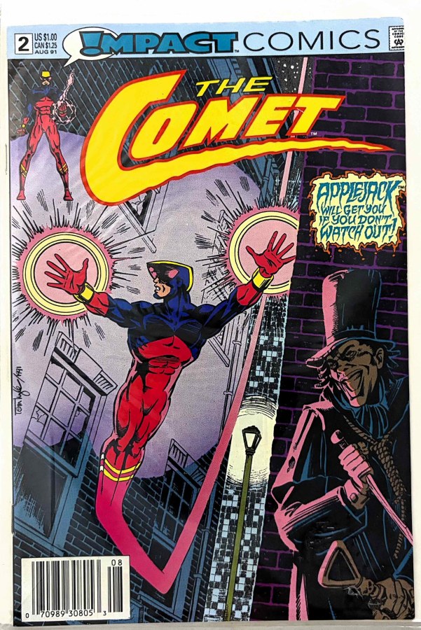 The Comet #2 (1991) Impact Comics cover