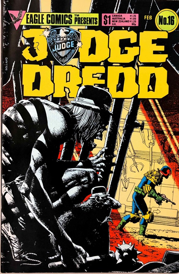 Judge Dredd #16 (1985) Eagle Comics cover
