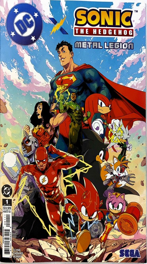 DC X Sonic the Hedgehog: Metal Legion #1 (2026) cover