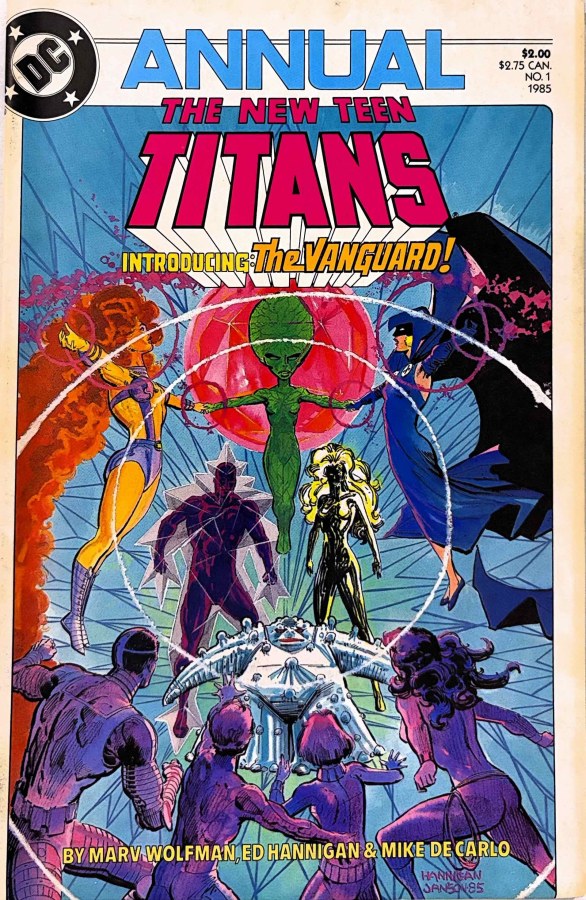 The New Teen Titans Annual #1 (1985) DC cover