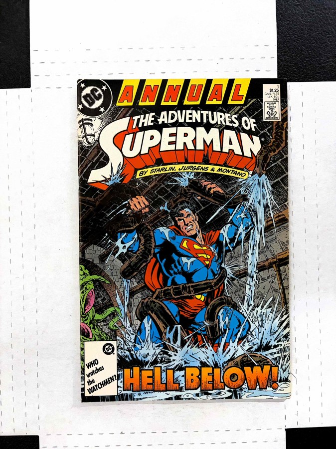 The Adventures of Superman Annual #1 (1987) DC cover