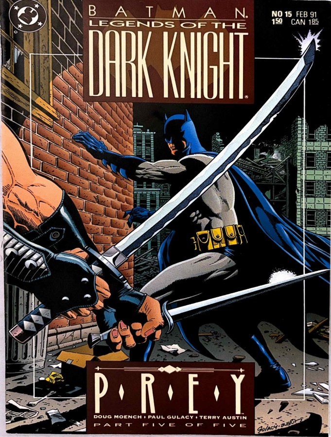 Batman: Legends of the Dark Knight #15 (1991) DC cover