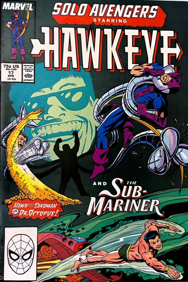 Solo Avengers #17 (1989) Marvel cover